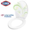 Clorox Antimicrobial Elongated Stay Fresh Scented Plastic Toilet Seat with Easy-off Hinges