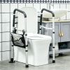 Toilet Grab Bar Toilet Safety Rails with Adjustable Height, Walking Aid